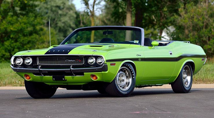 1970 Dodge Hemi Challenger R/T convertible that sold for $1.65 million