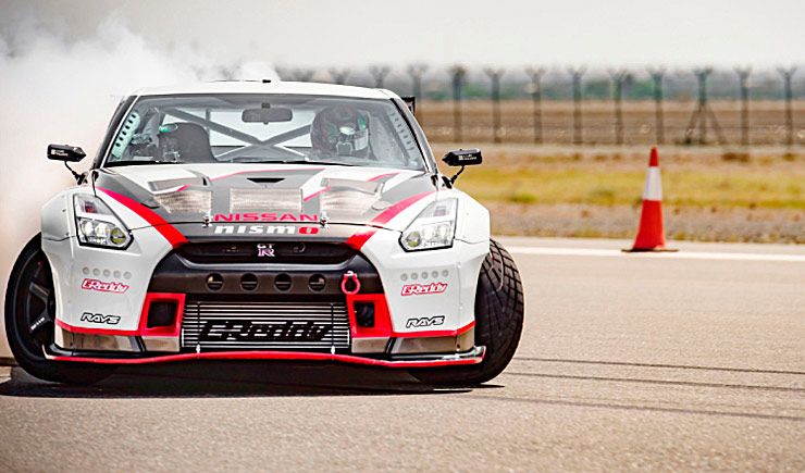 Nissan GTR drift record