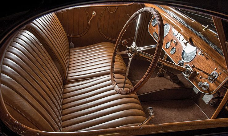1938 Bugatti Type 57C Atalante interior