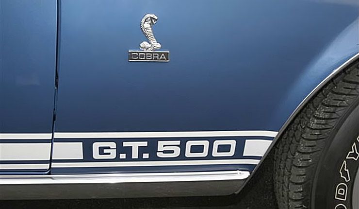 1968 Shelby GT-500 Mustang badge