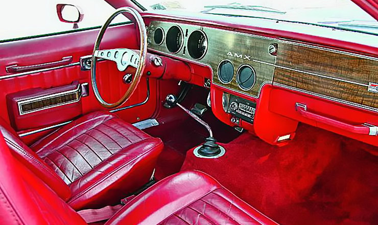1970 AMC AMX interior
