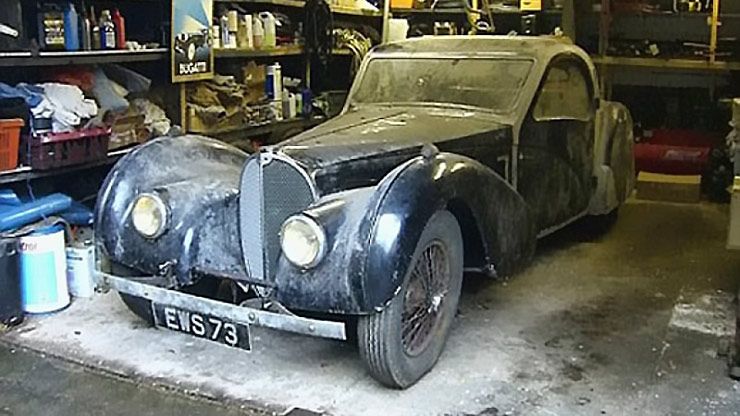 Barn Find 1937 Bugatti Type 57S Atalante