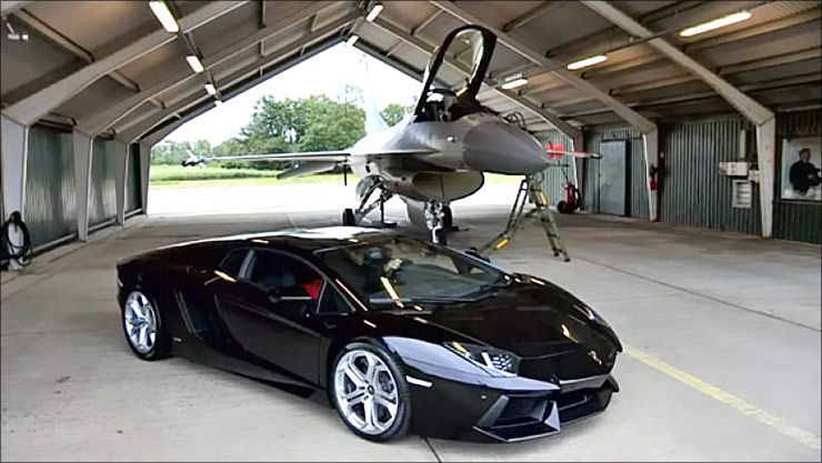 lamborghini-aventador-and-f-16-fighting-falcon