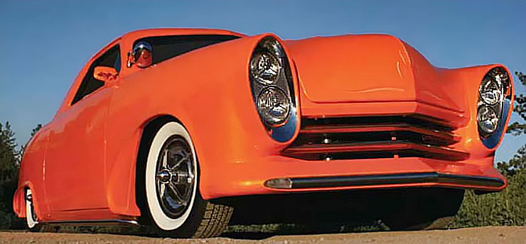 1949 Ford Business Coupe custom front-right-3-quarter