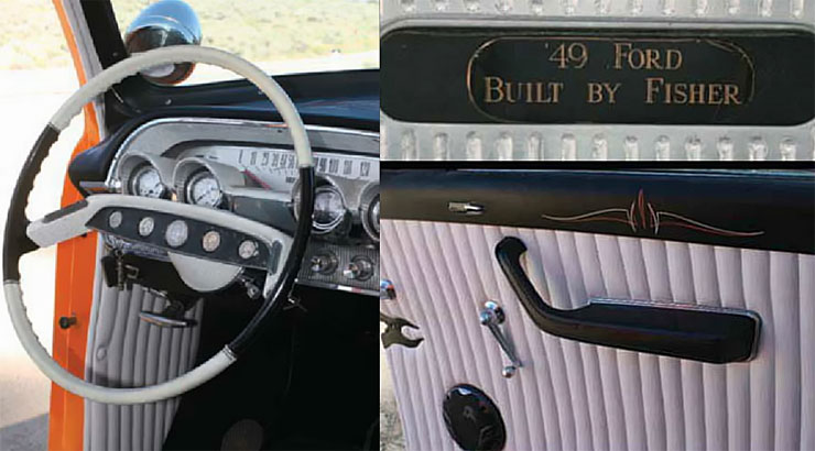1949 Ford Business Coupe custom interior
