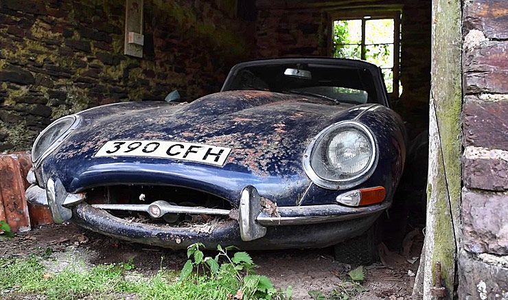 Rare Jaguar E Type 3 8 Coupe Barn Find Found After 30 Years