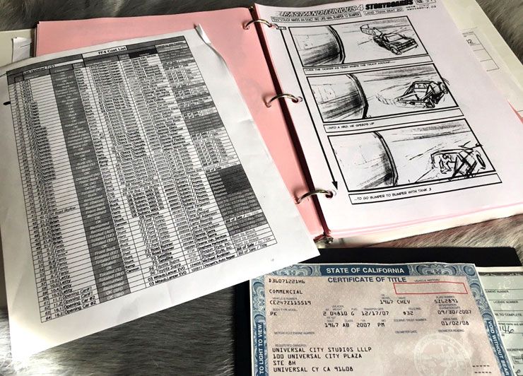 Chevrolet C-10 from Fast and Furious 4 certificates