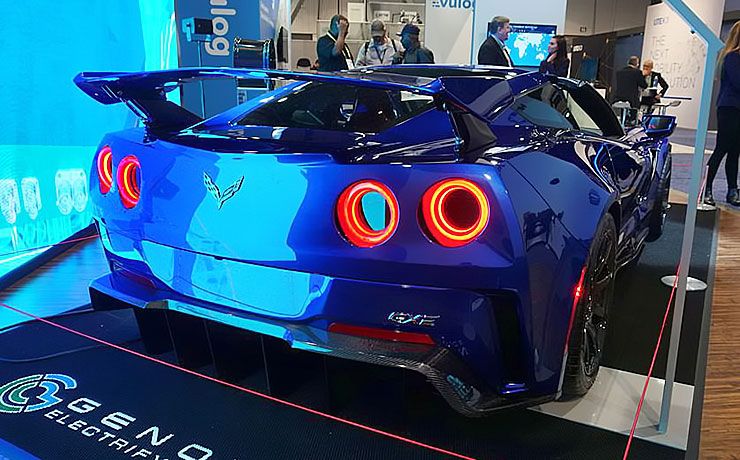 The All Electric Corvette Based Genovation Gxe Has 800 Hp Hits 220 Mph