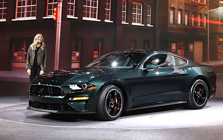 Molly McQueen and 2019 Ford Mustang Bullitt