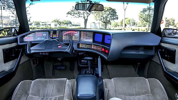 Pontiac Trans Am Knight Rider KITT replica dashboard