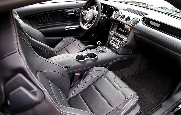 Steeda Mustang Midnight Edition interior