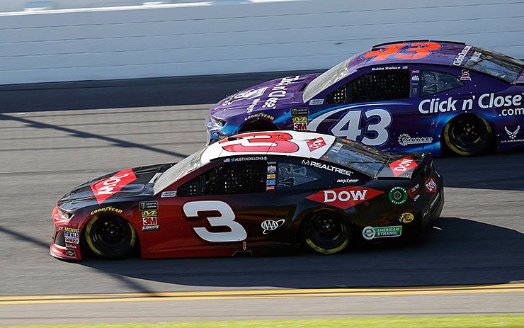 Austin Dillon and Darrell Wallace Jr 1-2 wins in Daytona 2018