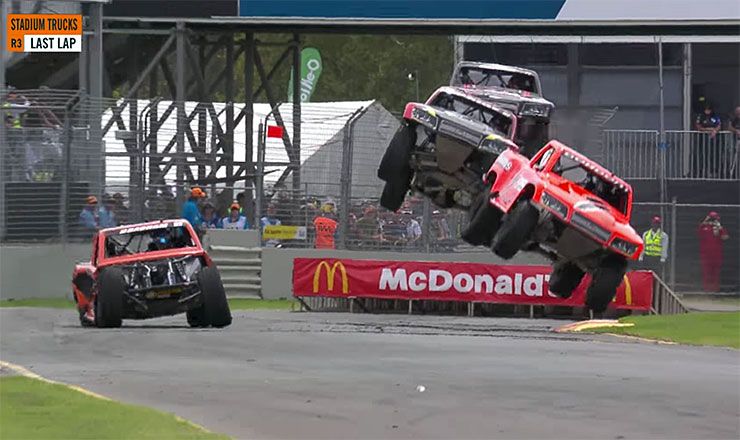 Matt Brabham Adelaide 2018 stadium super truck winner