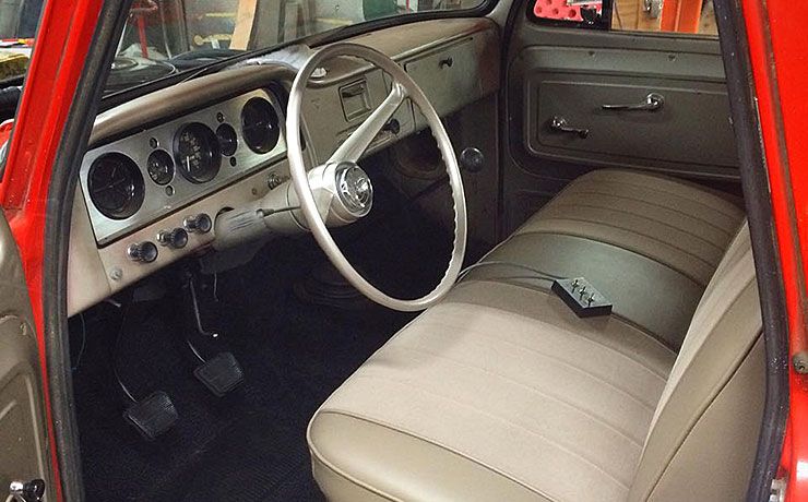 1964 GMC Pickup interior - The GOAT