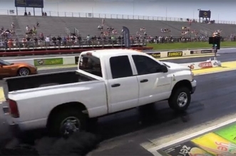 1000 HP Cummins absolutely destroys a Corvette