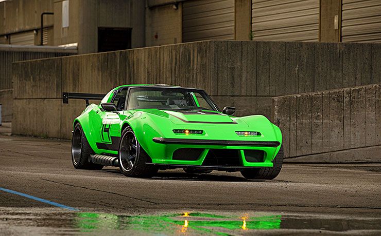 1968 Corvette Green Mamba pro-touring
