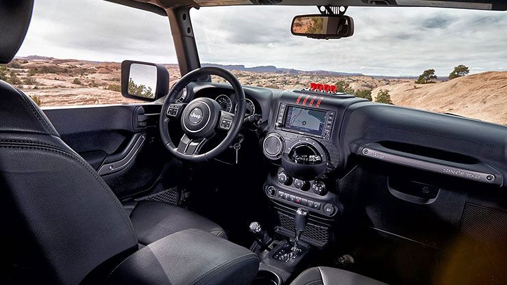 Jeep Crew Chief concept interior