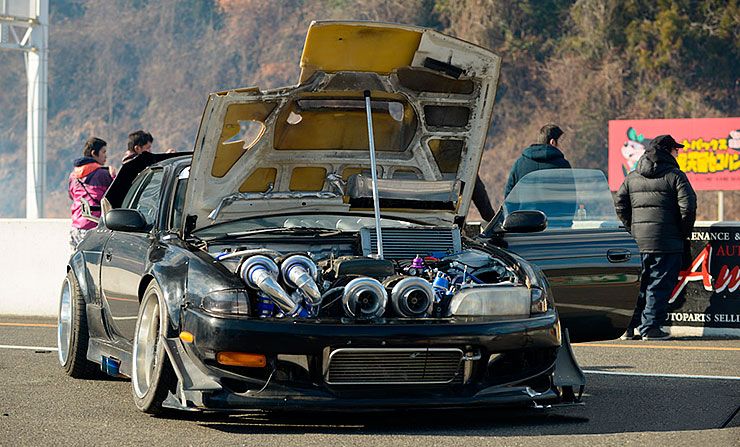 Quad-Turbo 2JZ S14 Nissan Silvia