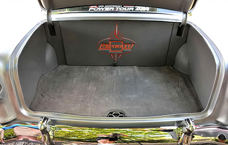 1955 Chevrolet 210 trunk