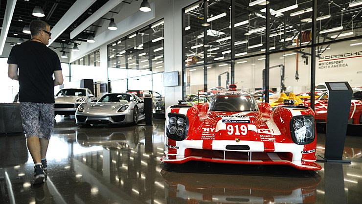 Inside Porsche Experience Center Los Angeles