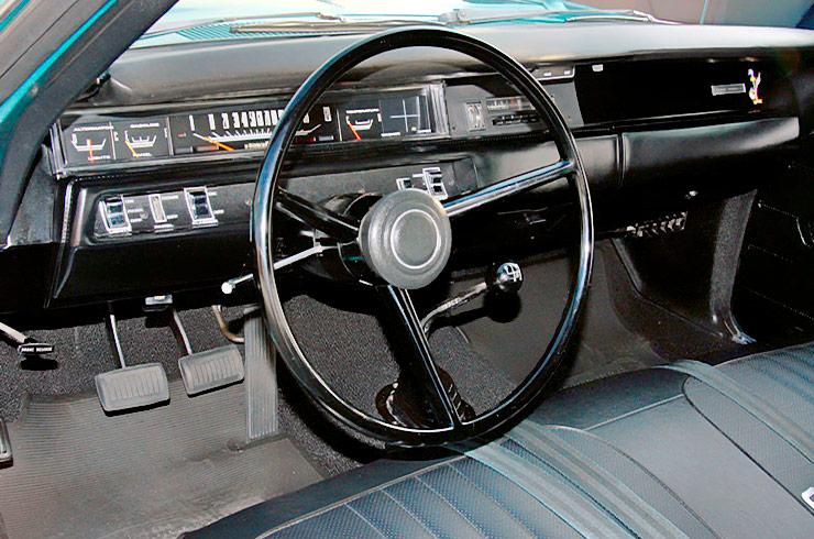 1969 Plymouth Road Runner interior