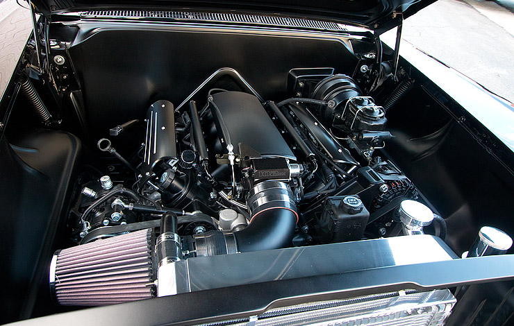 LS3 engine in 1958 Impala by RMD Garage