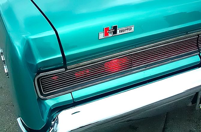 1964 Pontiac GTO convertible Hurst eqiupped tail lights