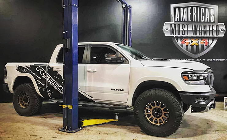707hp 2019 Ram 1500 Rebel in America's Most Wanted shop