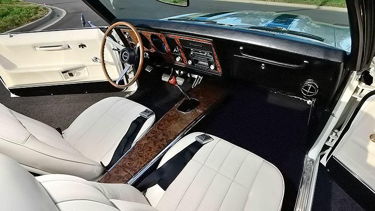 1969 Pontiac Trans Am Convertible interior