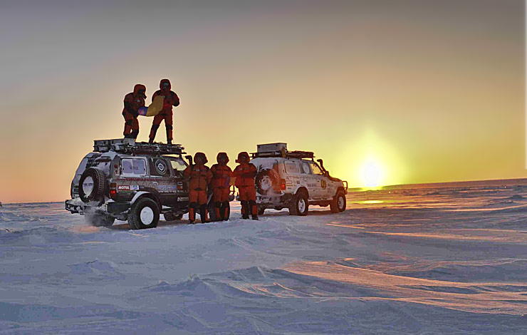 eight man in Siberian adventure