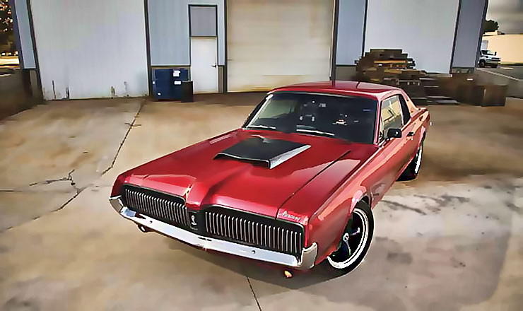 1968 Mercury Cougar hot rod owned by Herb Stuart