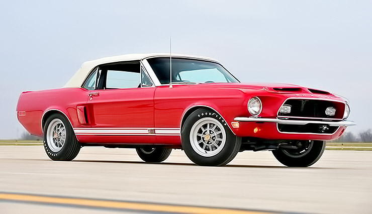 1967 Shelby GT500 convertible front right