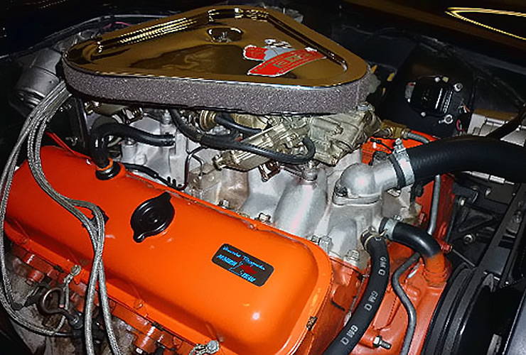 Rick Hendricks 1967 Corvette convertible engine