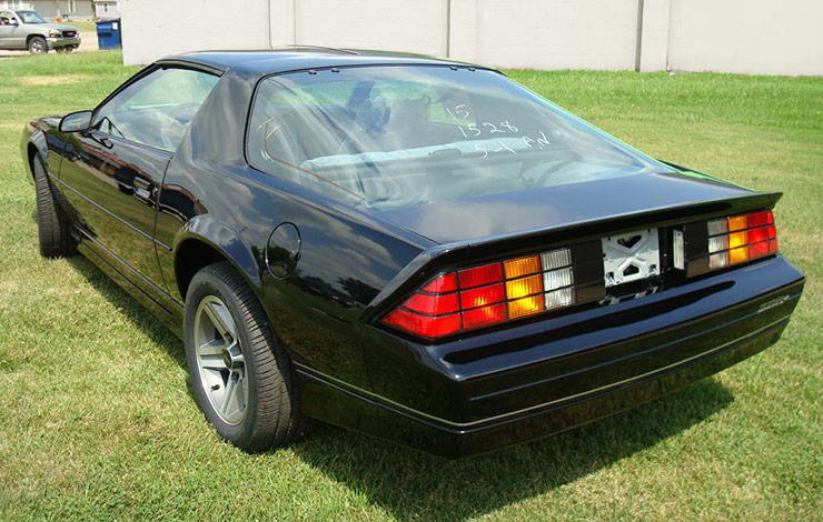 1985 Camaro Z28 IROC with 9.5 miles on the odometer rear