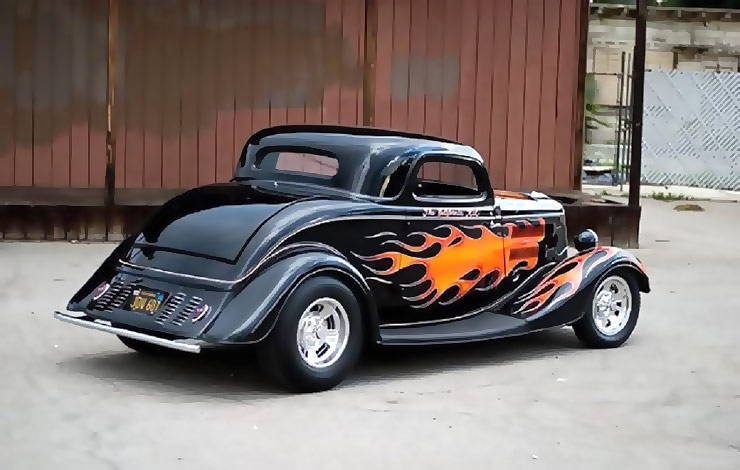 The California Kid 34 Ford hot rod rear