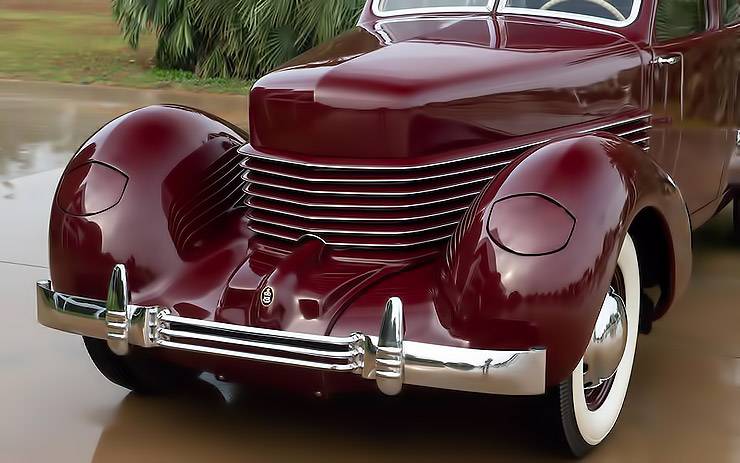 1936 Cord 810 Westchester front