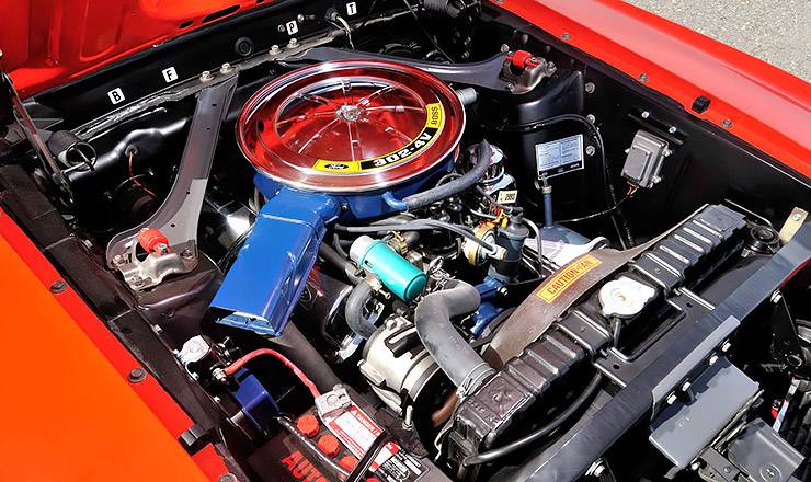 1969 Ford Mustang Boss 302 engine