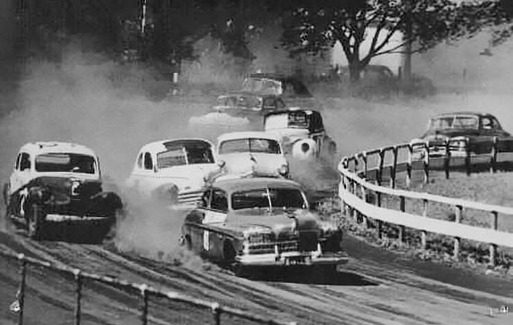 early NASCAR race