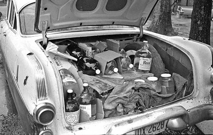 moonshine in the trunck