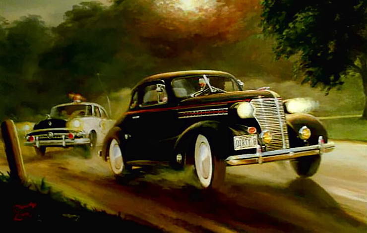 police chase moonshiners