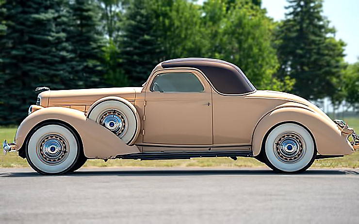 1936 Lincoln Model K 12-cylinder three window Coupe