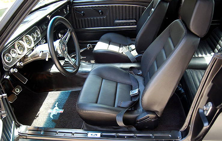 1965 Custom Ford Mustang Fastback interior