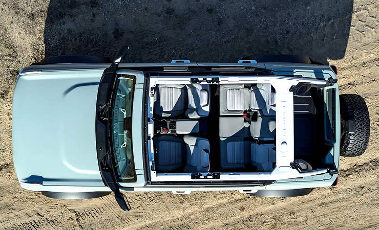 Four-door Ford Bronco top