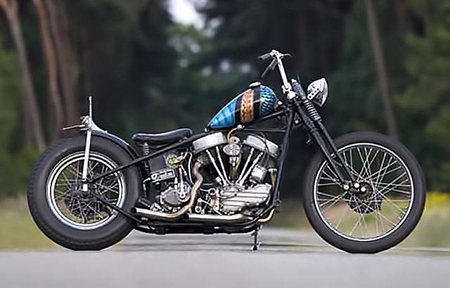 1948-1956 Harley Davidson panhead bobber