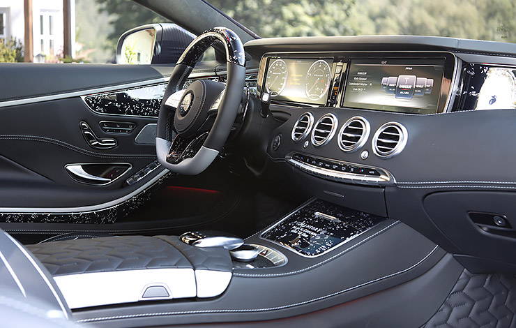 Mansory S63 AMG Coupe Black Edition interior