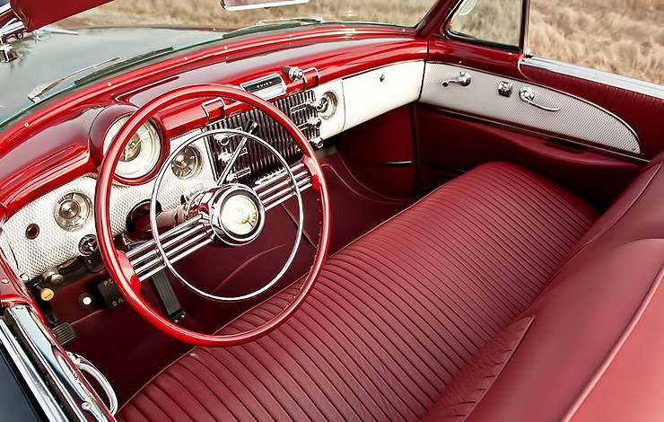 1953 Buick Skylark interior