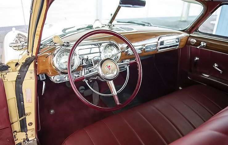 1952 Hudson Hornet interior