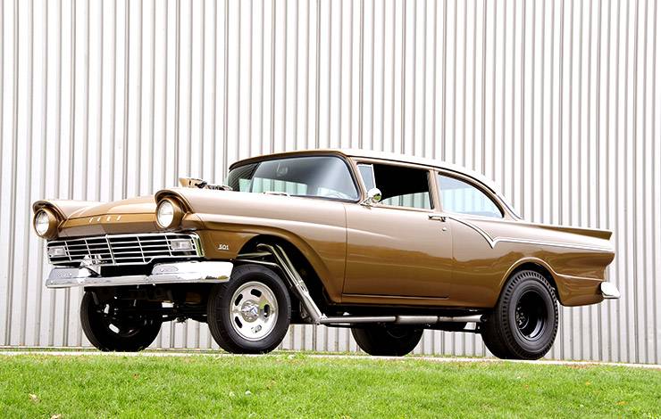 1957 Ford Custom Gasser Gold