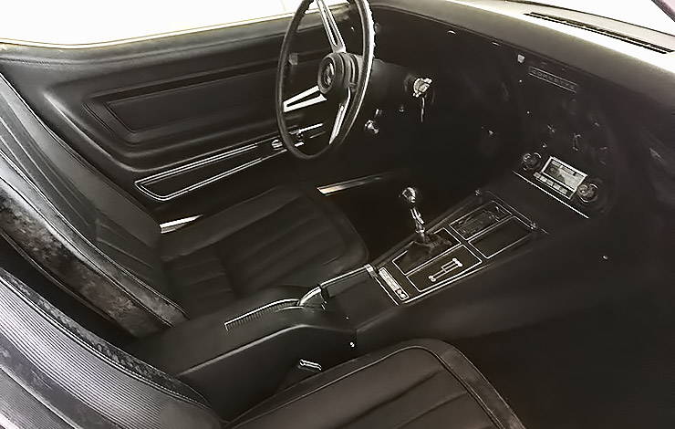1972 Chevy Corvette 454 time capsule interior