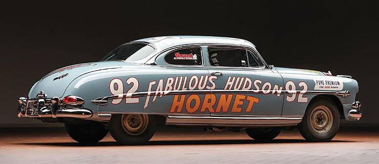 Fabulous Hudson Hornet NASCAR race car